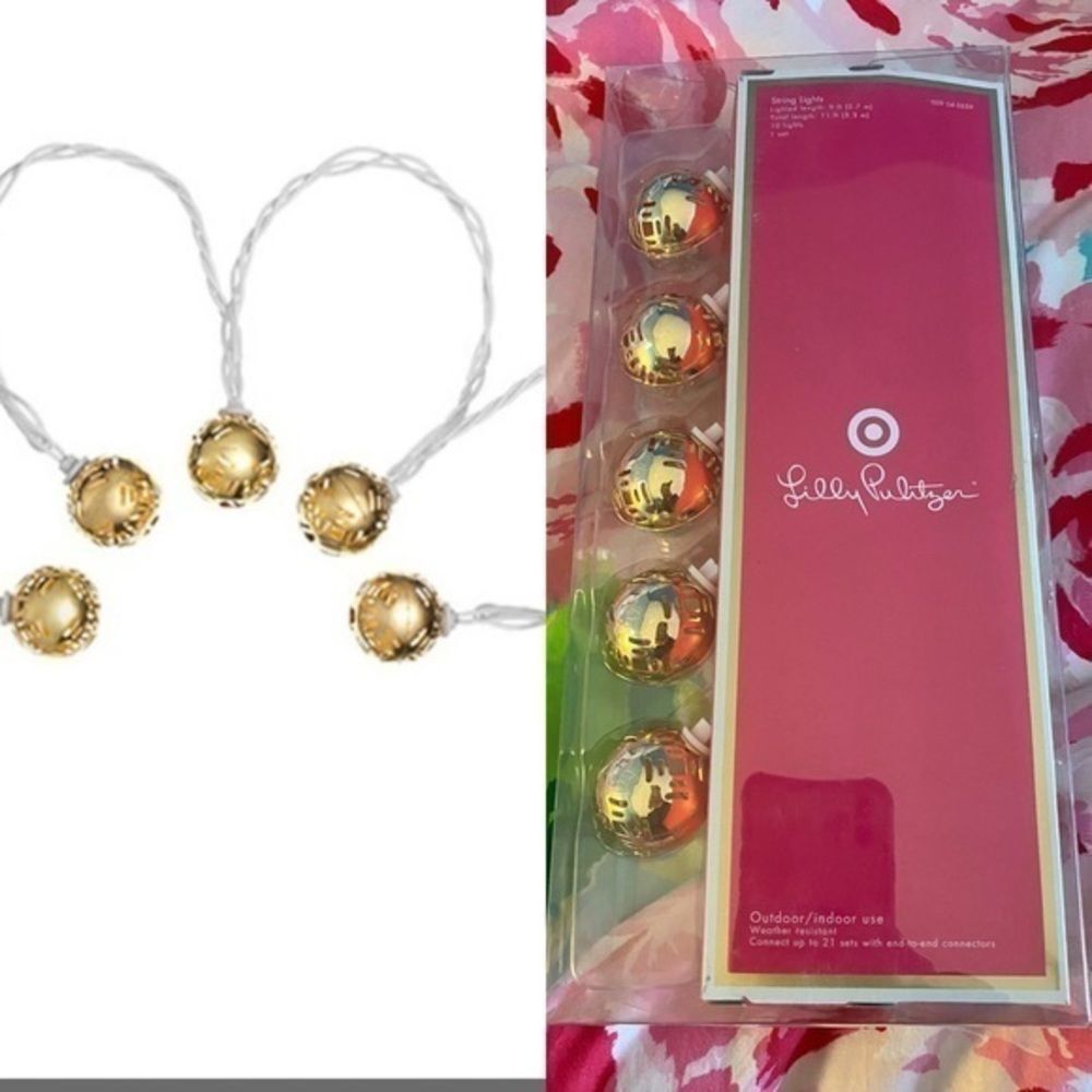 Lilly Pulitzer X Target indoor/outdoor lights